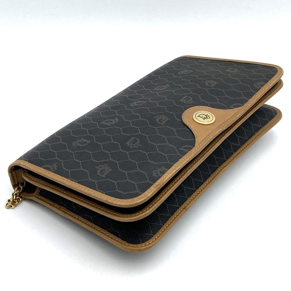 CHRISTIAN DIOR Black Leather Shoulder Bag - Picture 4 of 10